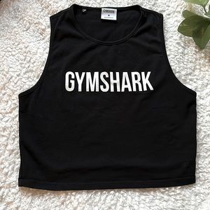 GYMSHARK | Ribbon Crop Top - Black